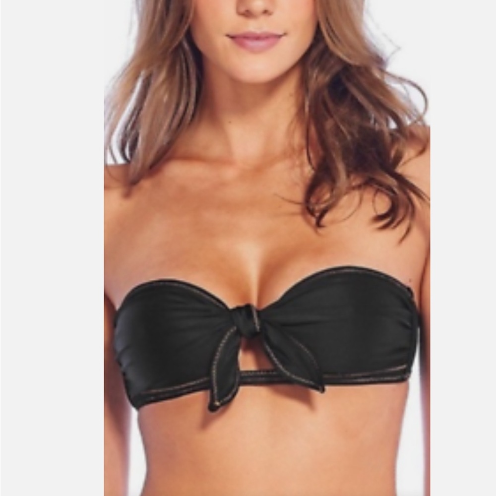 Vix Black Bandeau Bikini Top